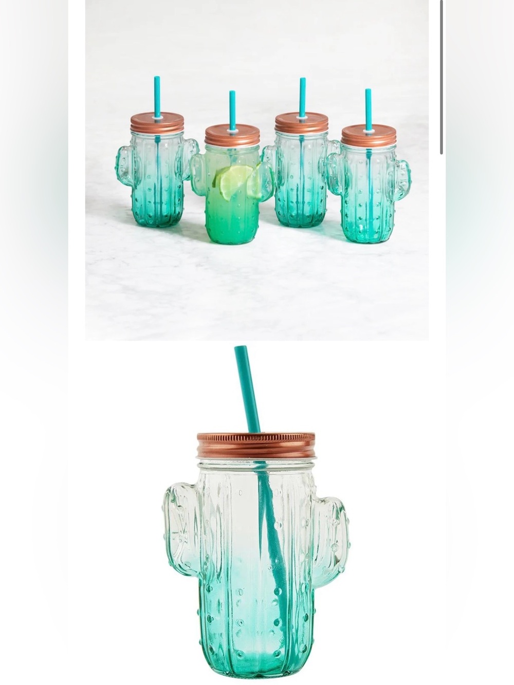 Chic & Tonic: Sunrise Cactus Glasses